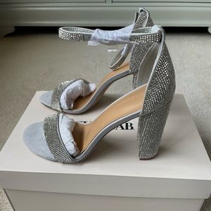 JustFab Rhinestone Heels